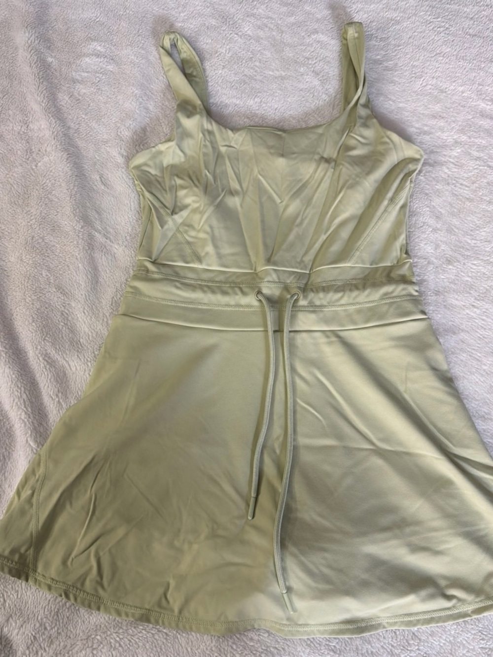 Forever 21 Light Green Athletic One-Piece with Drawstring Waist